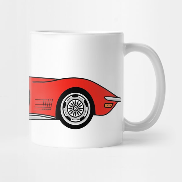 Monza Red C3 Corvette by ally1021